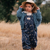 Fringed Cardigan in Luna Blue