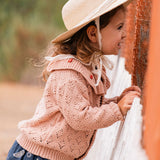 Thea Cardigan in Dusty Bloom