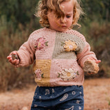 Patchwork Sweater in Meadow Bloom