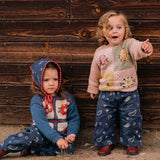 Patchwork Sweater in Wildberry Denim