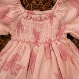 Ivy Dress - Vintage Bows Dusty Pink