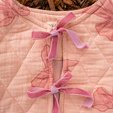Quilted Jacket Set - Vintage Bows Dusty Pink