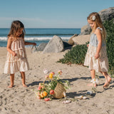 Amber Dress in Blue Tulip