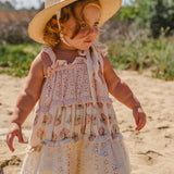 Amber Dress in Pink Rose