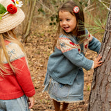 Crochet Clip Set - Cherry Red