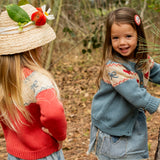 Sweetheart Cardigan - Teal Blue