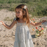 Crochet Clip Set in Blue Bouquet