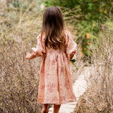 Ivy Dress - Vintage Bows Dusty Pink