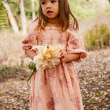 Ivy Dress - Vintage Bows Dusty Pink