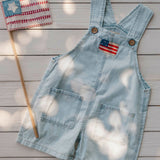 Overalls in Denim American Flag