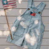 Overalls in Denim American Flag