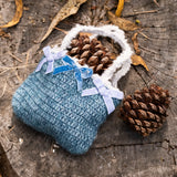 Crochet Purse - Aegean Blue