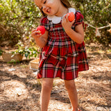 Clip Set - Tartan Red