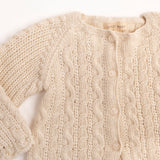 Royal Alpaca Knit Cardigan in Cream