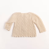 Royal Alpaca Knit Cardigan in Cream