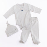 Pima Embroidered Bundle Set in Blue Boat