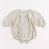 Gauze Romper in Embroidered Stars