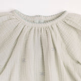 Gauze Romper in Embroidered Stars