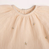 Gauze Two Piece Set in Embroidered Butterflies