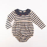 Marina Romper in Navy Stripe