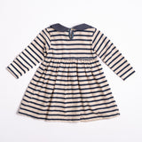 Marina Dress in Navy Stripe