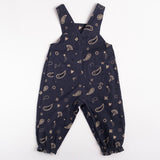 Overall Romper in Midnight Bandana
