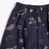 Wide-leg Pant in Midnight Bandana