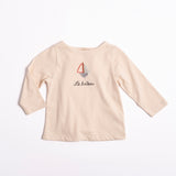 Embroidered Top in Le Bateau