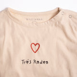 Embroidered Top in Très Rodeo