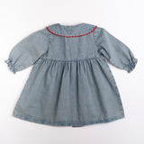 Clementine Dress in Denim Darling
