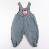 Overall Romper in Denim Darling