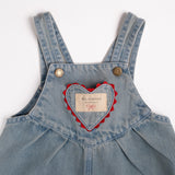Overall Romper in Denim Darling