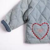 Quilted Jacket in Denim Darling
