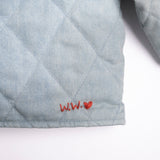 Quilted Jacket in Denim Darling