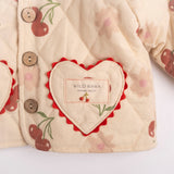 Quilted Jacket in Cherry Bloom