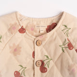 Quilted Jacket in Cherry Bloom