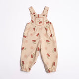 Overall Romper in Cherry Bloom