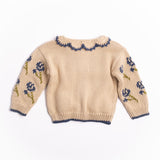 Ines Cardigan in Midnight Bloom