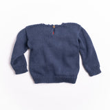 Patchwork Sweater in Wildberry Denim