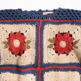 Patchwork Sweater in Wildberry Denim