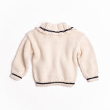 Sail Away Cardigan in Salt/Navy