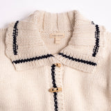 Sail Away Cardigan in Salt/Navy
