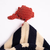 Little Mariner Hoodie in Navy Stripe