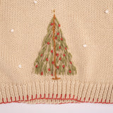 Christmas Tree Sweater in Taupe