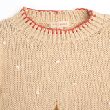 Christmas Tree Sweater in Taupe