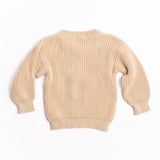 Très Sparkly Sweater in Ecru