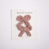 Knitted Bows in Stardust