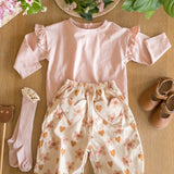 Ruffle Everyday Top - Desert Rose