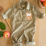 Buttons Jumpsuit - Olive