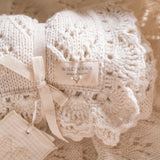 Knitted Blanket in Natural